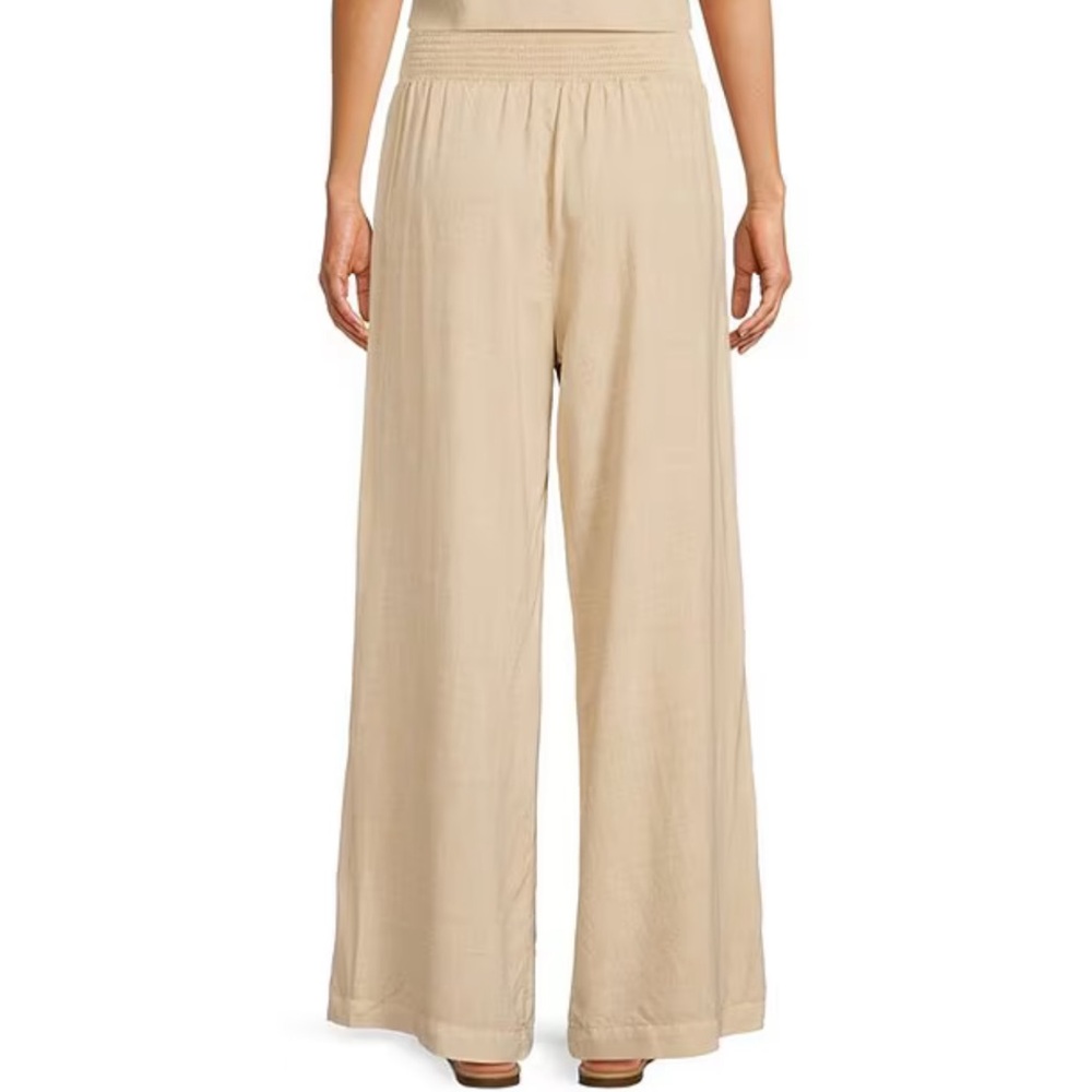 cloth & stone Wide Leg Pants in Beige - Picture 4 of 10